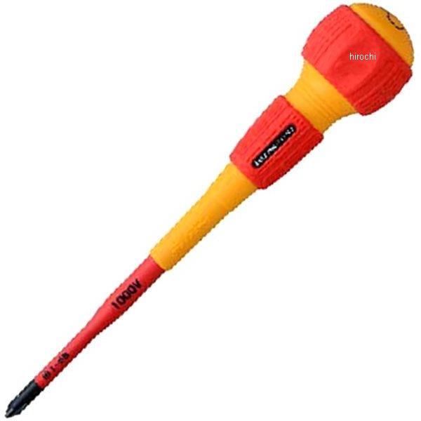 スリム絶縁ドライバー (+)1X100