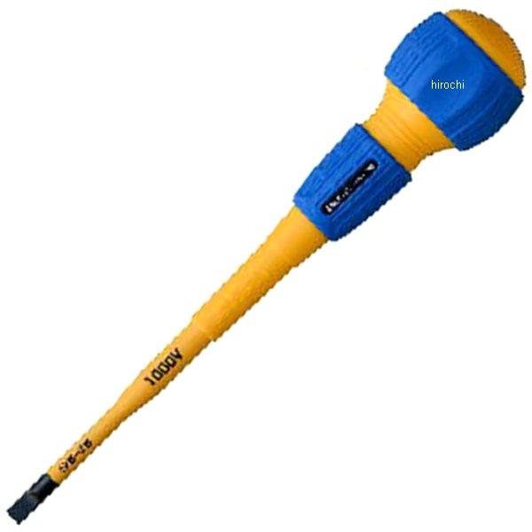 スリム絶縁ドライバー (-)6X100