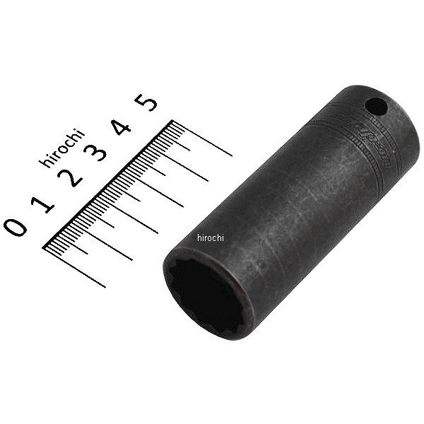 フランクドライブ 3/8インチ ディープ インパクト ソケット 12角 18mm