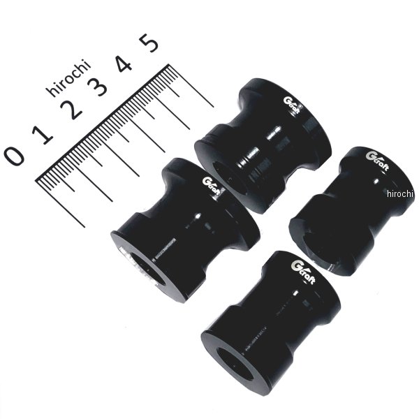 アクスルカラー前後セット グロム ブラック