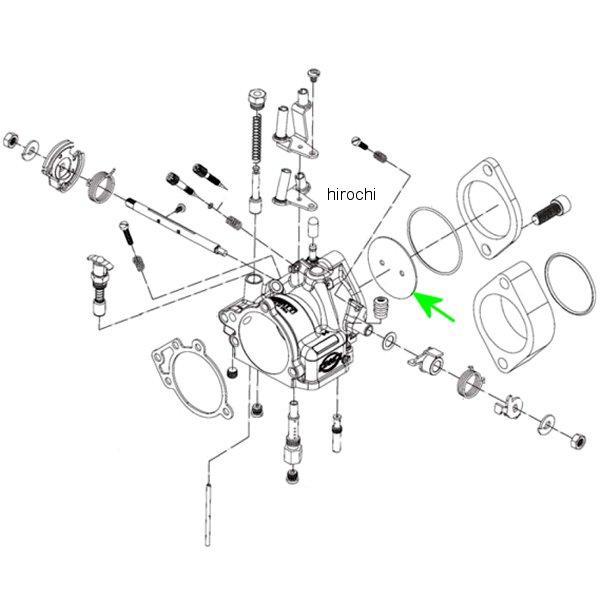499018   スーパー E キャブレター スロットル プレート、スロットル、1.875"ブラス