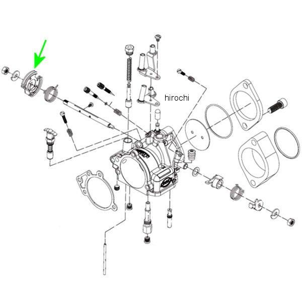 499023   スーパー E、G キャブレター スロットルスプール、アセンブリ