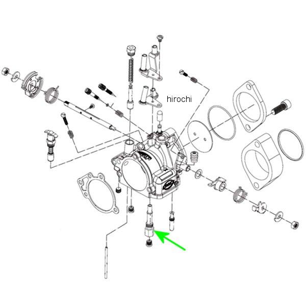 499135   スーパー E、G キャブレター メイン ディスチャージチューブ