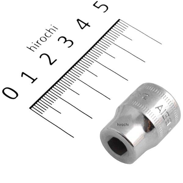 ショックアブソーバソケット 3/8インチ ドライブ オーバル幅 6mm 長さ 29/32インチ