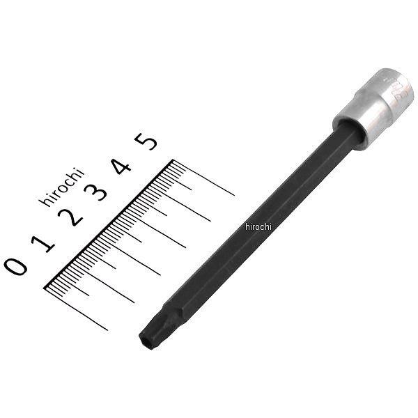 ブルーポイント 1/4インチ トルクス タンパー ドライバー ソケット ロング T30 長さ3 15/16インチ