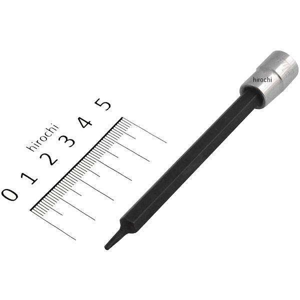 ブルーポイント 1/4インチ トルクス タンパー ドライバー ソケット ロング T8 長さ3 15/16インチ