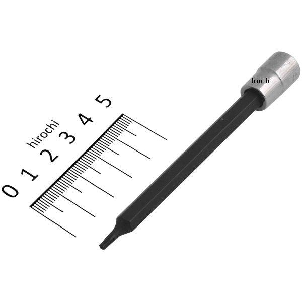 ブルーポイント 1/4インチ トルクス タンパー ドライバー ソケット ロング T9 長さ3 15/16インチ