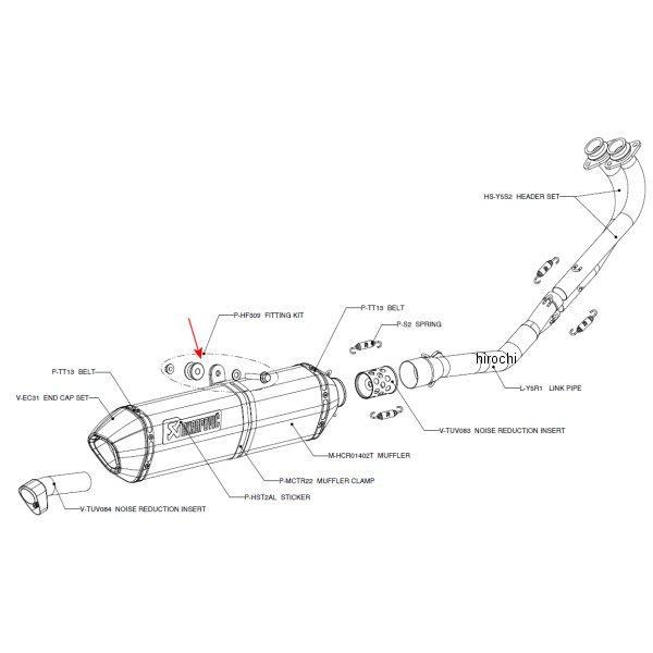 フィッティングキット 08年-11年 T-MAX500