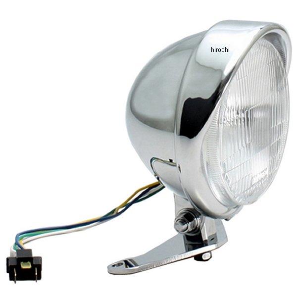 5.5ベーツバイザータイプヘッドライトキット ボルト/R/ABS クロームメッキ