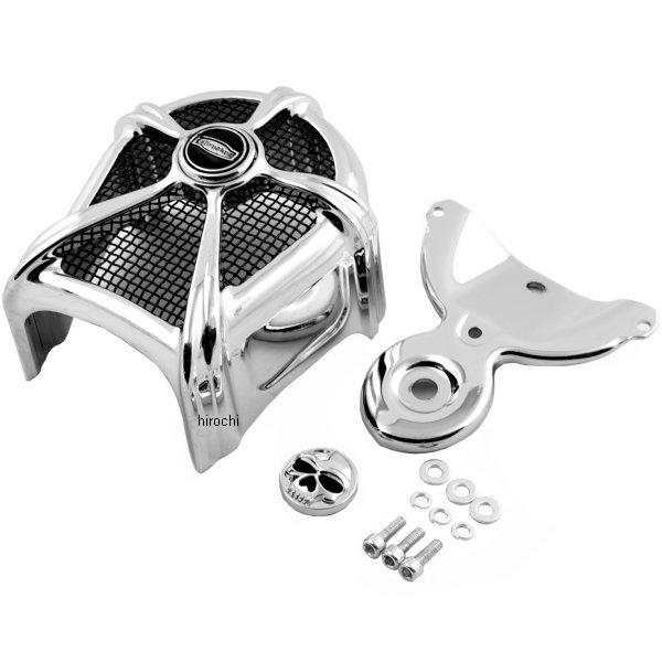 ホーンカバー マッハ2 黒メッシュ/クローム