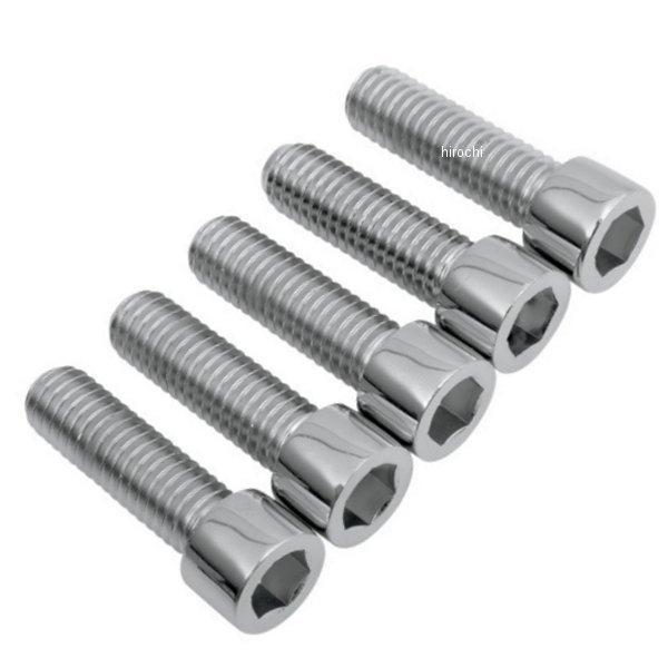 ガードナーウェスコット ボルト 7/16-14 x 2.5インチ(64mm) ソケットヘッド クローム (5個入り)