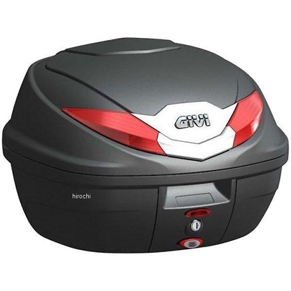 ジビ GIVI B360N モノロック 無塗装黒 赤レンズ