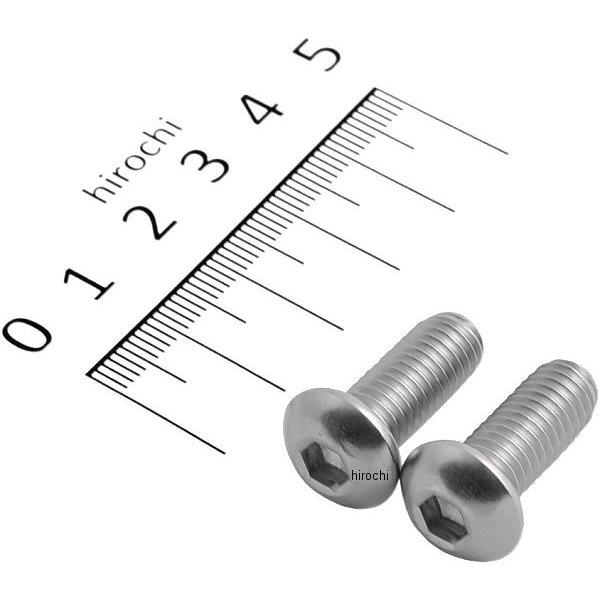 ボタンキャップボルトセット 汎用 M8x20mm ステンレス 2本入り