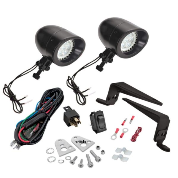 LED ドライビングライトキット ビクトリー クロスカントリー 黒