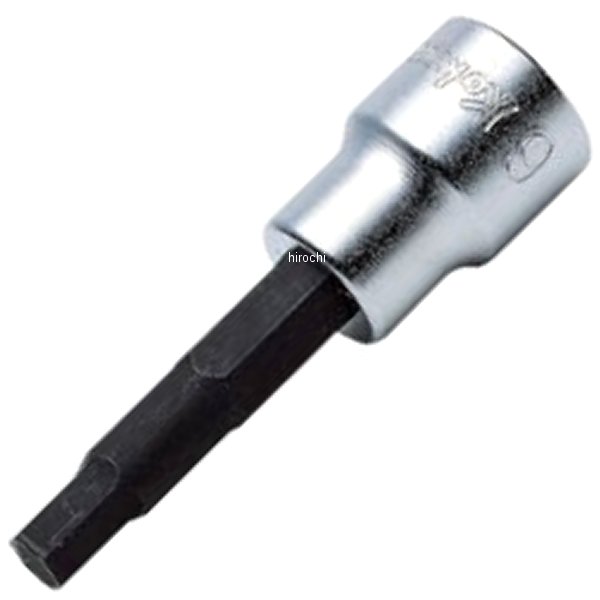 Ko-ken 3/8"(9.5mm)SQ. ヘックスビットソケット 全長50mm 1/2"