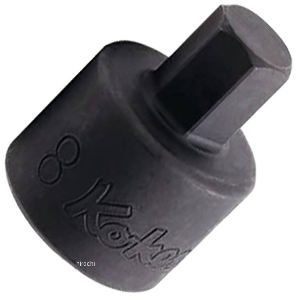 Ko-ken 3/8"(9.5mm)SQ. ヘックスビットソケット 全長25mm 10mm