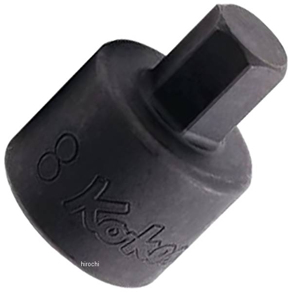 Ko-ken 3/8"(9.5mm)SQ. ヘックスビットソケット 全長25mm 6mm