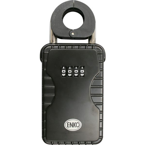 107-0930 キーストック キーストック-2 180×80×30mm 可変式ダイヤル錠 ドアノブ対応