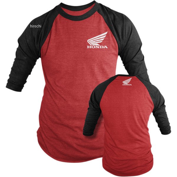 ホンダ ロングスリーブTシャツ 赤/黒 XLサイズ
