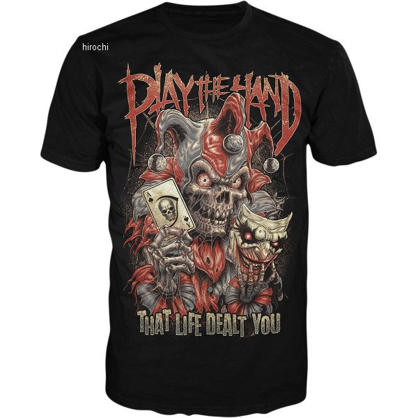 『セール特価』 Tシャツ Play the Hand 黒 5XLサイズ