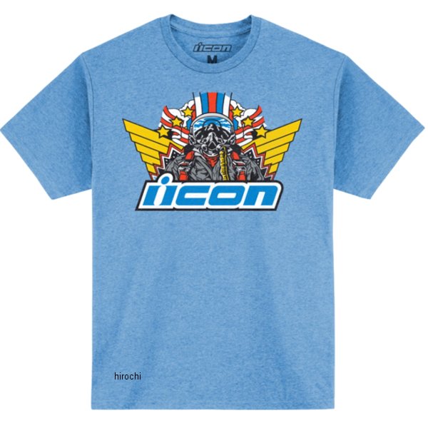 Tシャツ FLYBOY LT HEATHER 青 Sサイズ