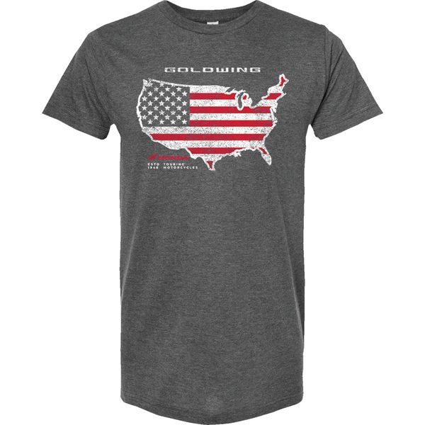 America Outline Tシャツ 3XL チャコール