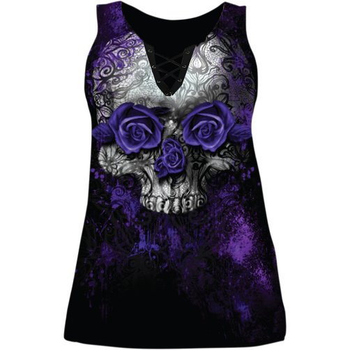 タンクトップPurple Rose 女性用 黒 2XLサイズ