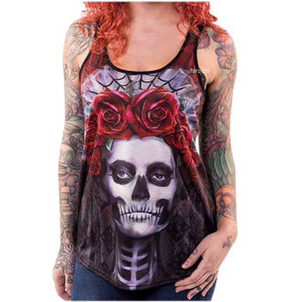 レディース タンクトップ Dark Widow Razor Back 黒 2Xサイズ