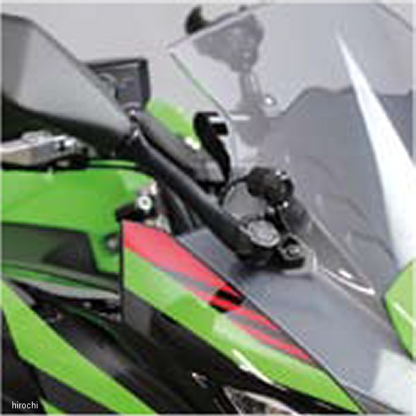 ドラレコ用カメラステー 前後セット 17年以降 ニンジャ650 黒