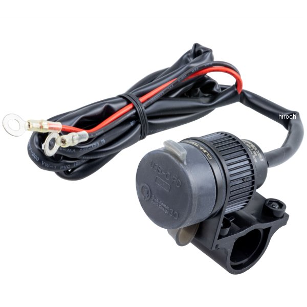 USBポートキット USBタイプAタイプC ハンドルクランプ QC/PD3.0