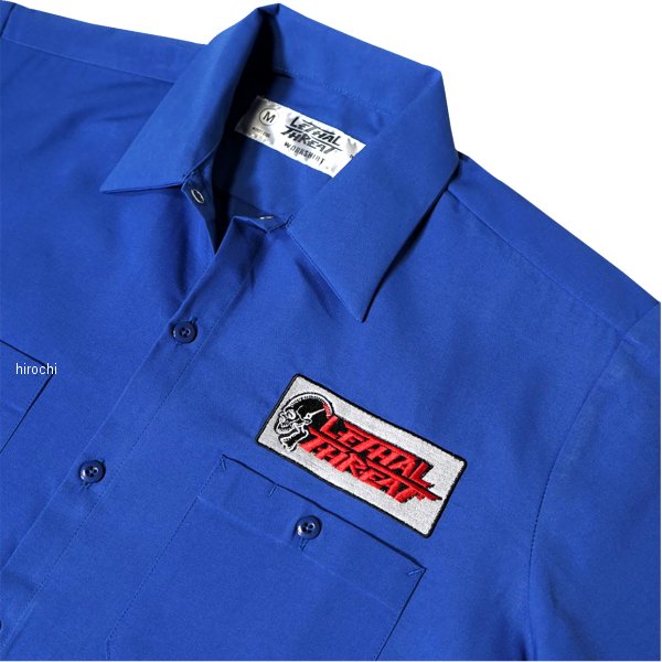 『セール特価』 オールドスクール アイボール半袖シャツ 青 4XLサイズ
