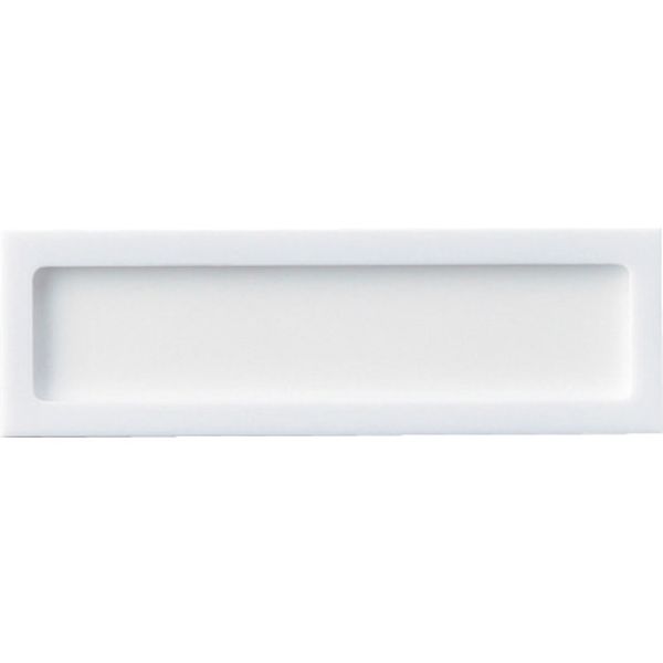 828-0430 名札ケース(1名用) 名札-1 40×127×8mm 裏面テープ付 アクリル札付