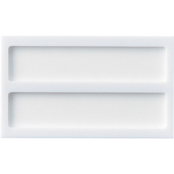 113-8862 名札ケース(2名用) 名札-2 76×127×8mm 裏面テープ付 アクリル札付