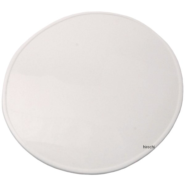 ゼッケンプレート オーバルタイプ 白 1枚入り