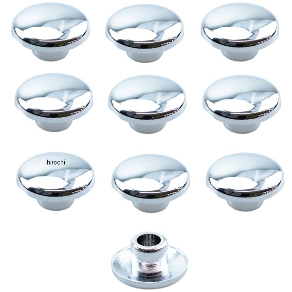 ヘッドプラグ M10キャップボルト用 メッキ 10個入り