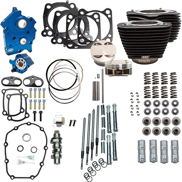 S＆S 128 パワーパック M8エンジン 114CI 水冷 W.BLK