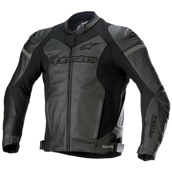 春夏モデル GP FORCE レザージャケット 黒/黒