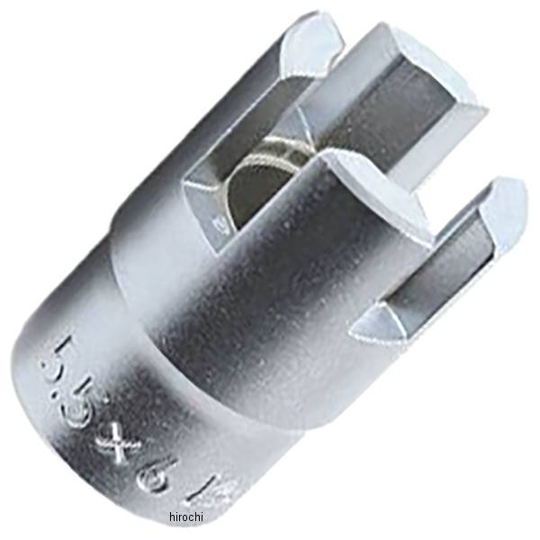 Ko-ken 3/8"(9.5mm)SQ. 蝶ネジ用ソケット 5.5mmＸ6mm