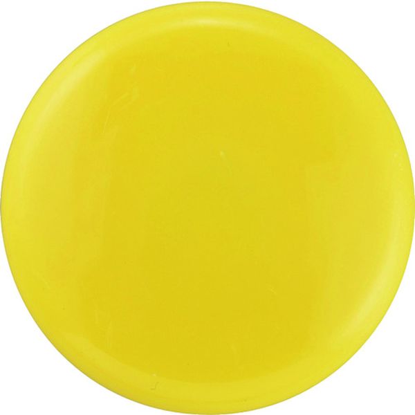107-6845 カラーマグネット(ボタン型タイプ) 黄 マグネ30(4/黄) 30mmΦ 10個組