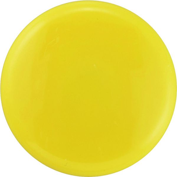 167-1834 カラーマグネット(ボタン型タイプ) 黄 マグネ40(4/黄) 40mmΦ 10個組