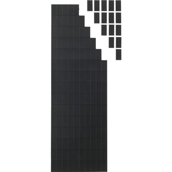 107-7344 マグネット粘着シート マグネ40T 10×20mm/150枚組 シート：100×300