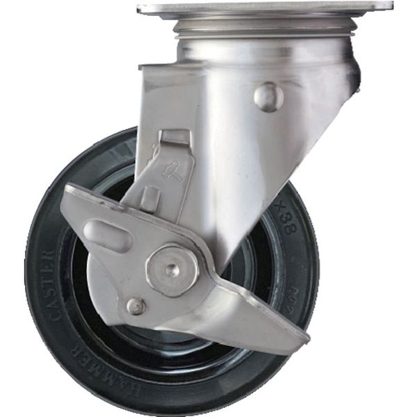 313SRU125 336-3649  SUS サイドSP付 ゴム車125mm