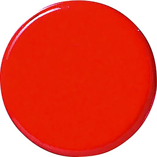 強磁力カラーマグネット(ボタン型) 赤 WMG-471R 30Φ×7mm 2個組 両面磁力