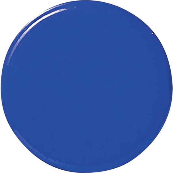 強磁力カラーマグネット(ボタン型) 青 WMG-471BL 30Φ×7mm 2個組 両面磁力