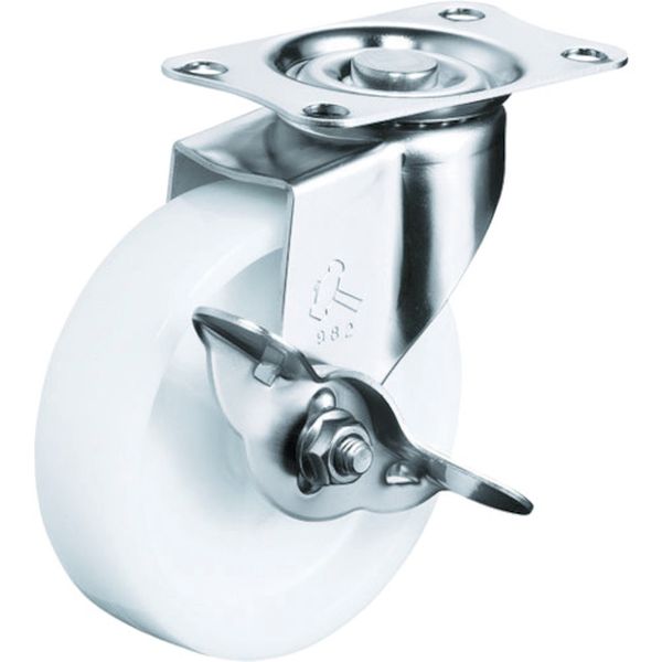 Ｅシリーズオールステンレス自在ＳＰ付ナイロン車６５ｍｍ