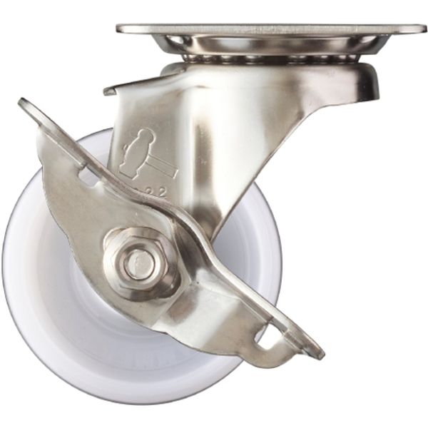 ステンレス製プレート式キャスター ねじ込み式 315Sシリーズ 自在SP付 オールステンレス 車輪径65mm