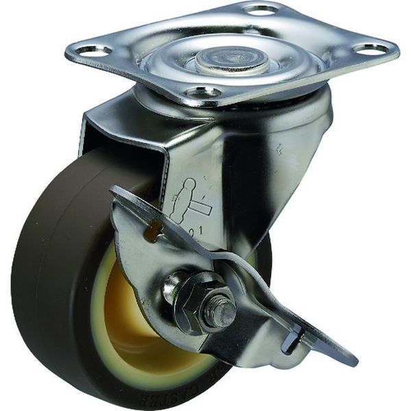 Ｓ型　オールステンレス　自在ＳＰ付ウレタンＢ車６５ｍｍ