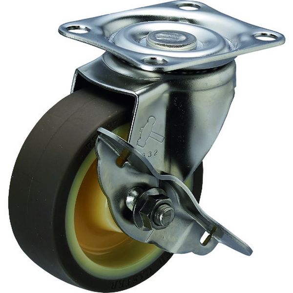 Ｓ型　オールステンレス　自在ＳＰ付ウレタンＢ車７５ｍｍ