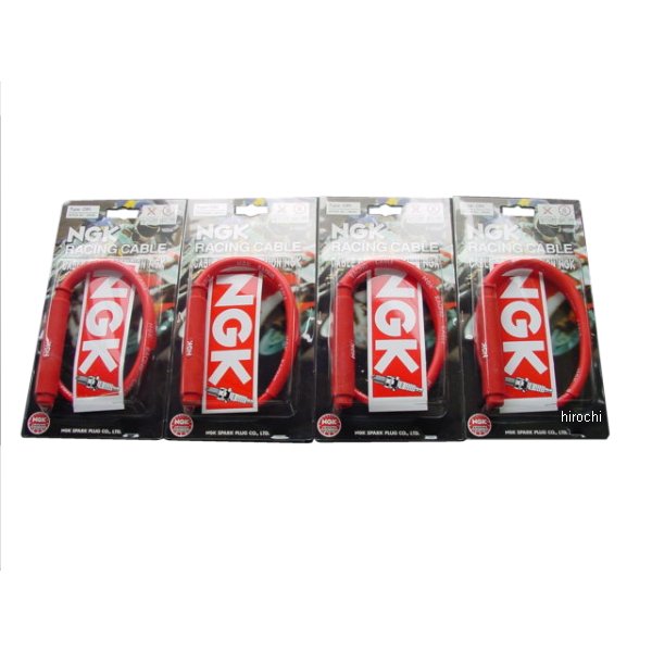 NGKプラグコードセット CBX400F 赤