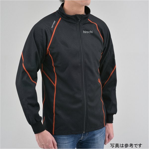 DAYTONA  DI-002 防風インナ フルZIP オレンジ Lサイズ